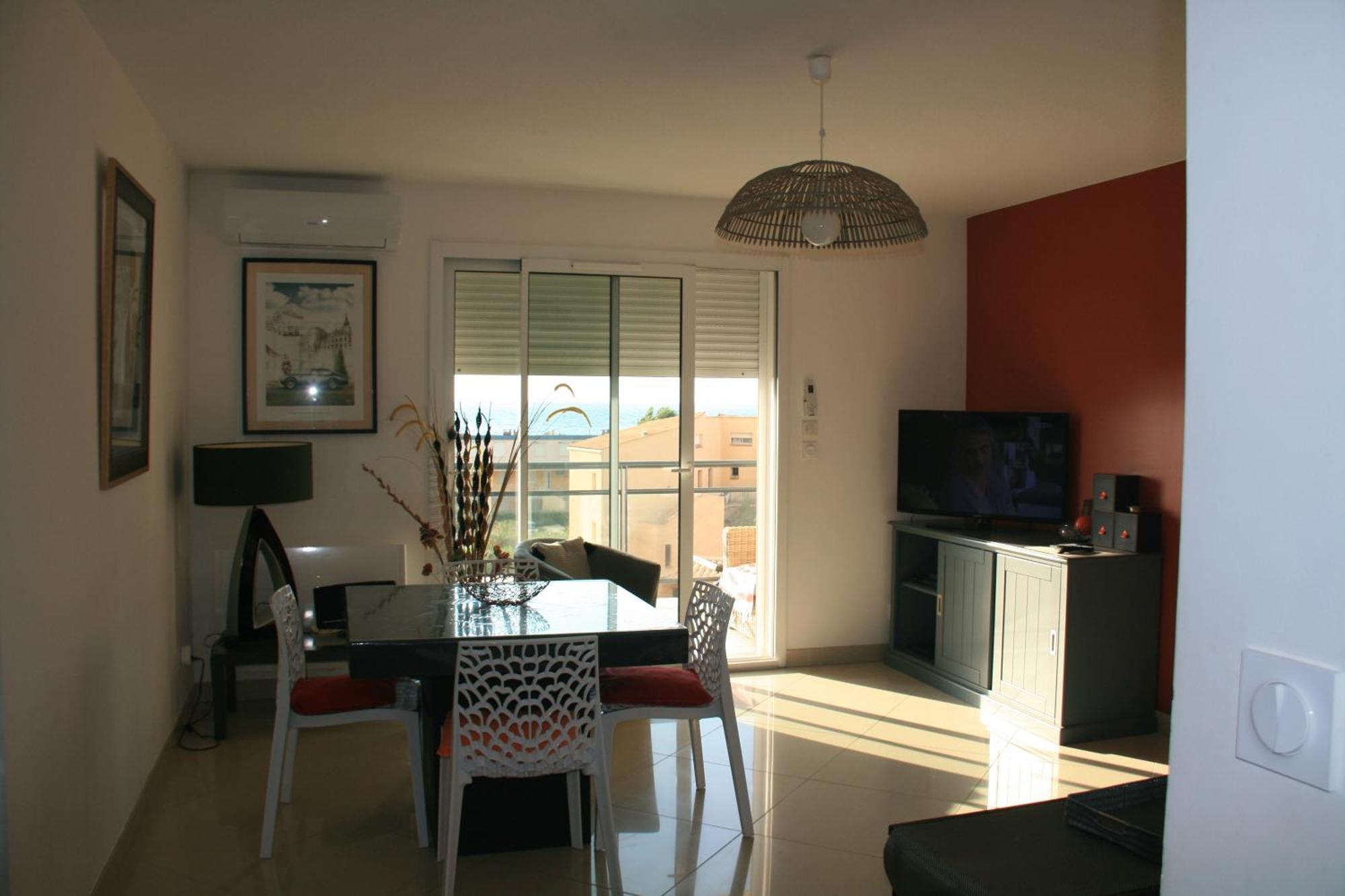 T3 Vue Mer 100M De La Plage Wifi Et Parking Saint-Pierre-la-Mer  Exterior photo